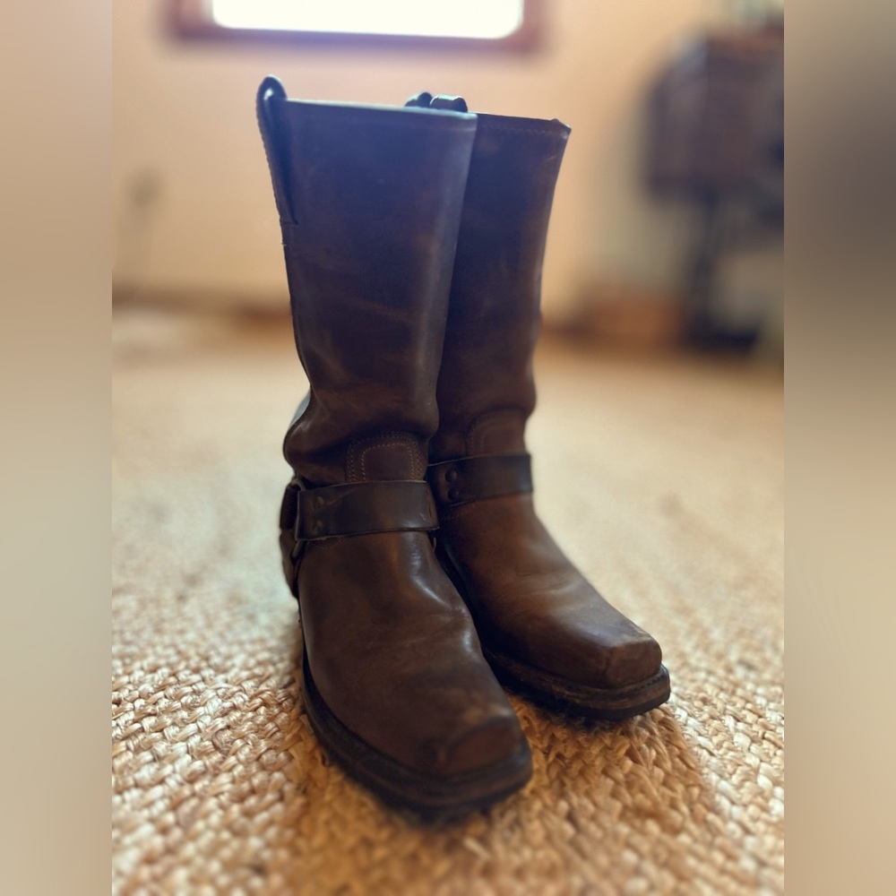 Frye harness boots